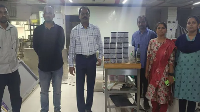 Excise Department busted whiskey ice cream racket in Hyderabad