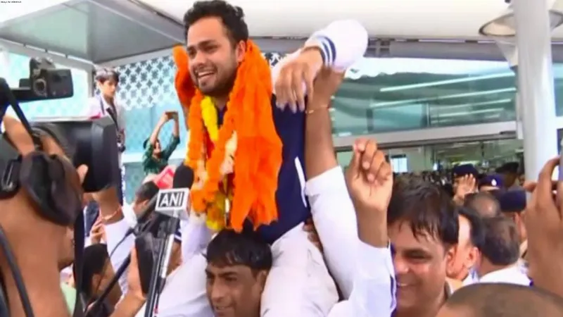 India's history-making Paralympians touch down in Delhi to rousing welcome