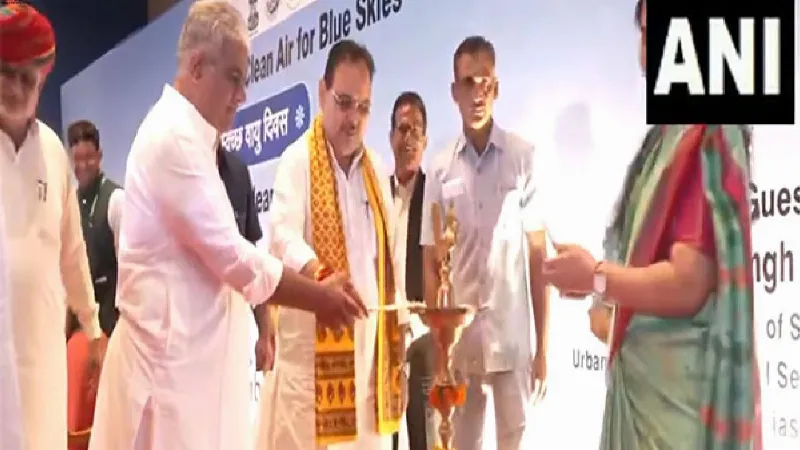 Rajasthan CM Sharma, Union Min Bhupender Yadav attend International Clean Air Day event at JECC