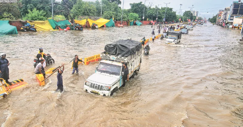 Deluge in the Pink City