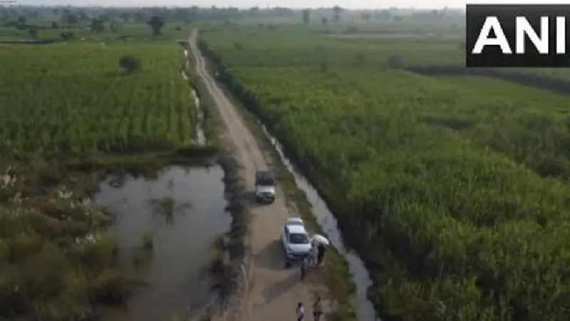 Drone visuals show intensified search operation in Bahraich to catch remaining two wolves