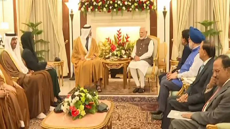 PM Modi, Abu Dhabi Crown Prince hold meeting, discussions to focus on bilateral ties