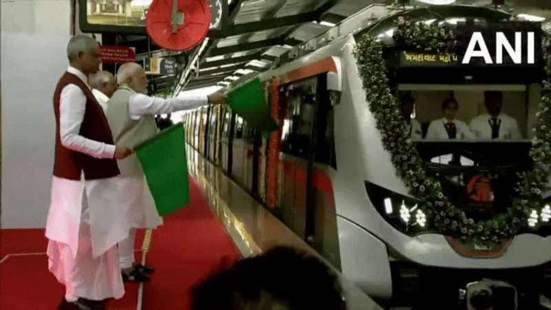 PM Modi inaugurates 2nd phase of Ahmedabad Metro Rail Extension