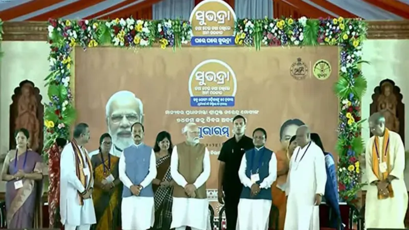 PM Modi lays foundation stone, inaugurates various development projects in Bhubaneswar