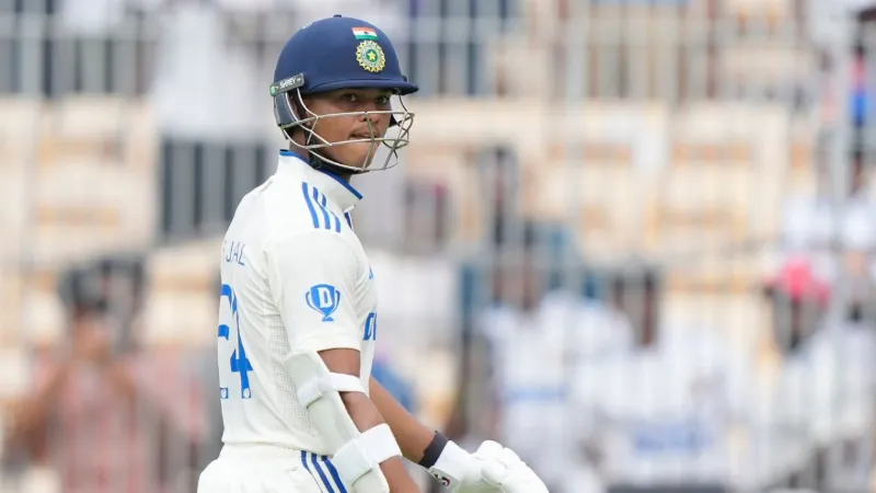 Yashasvi Jaiswal overtakes Gavaskar with most runs after first 10 Tests