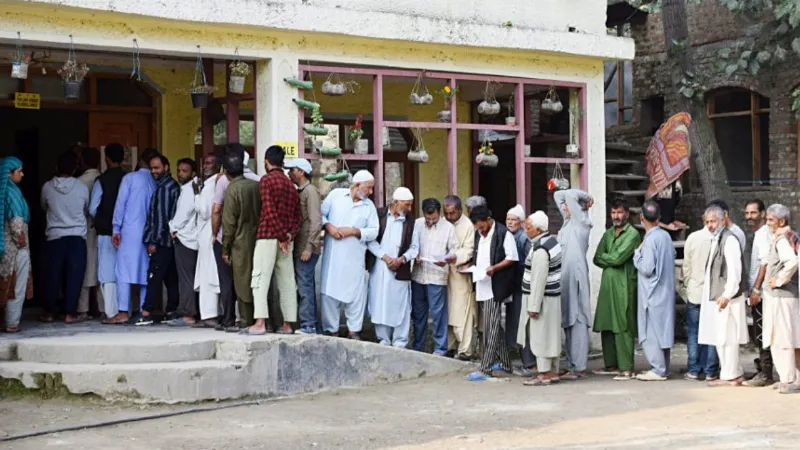 54.11 pc voter turnout till 7 pm in second phase of polling in J-K