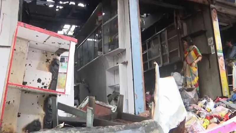 West Bengal: Fire breaks out at Bidhan market in Siliguri, 25 shops destroyed