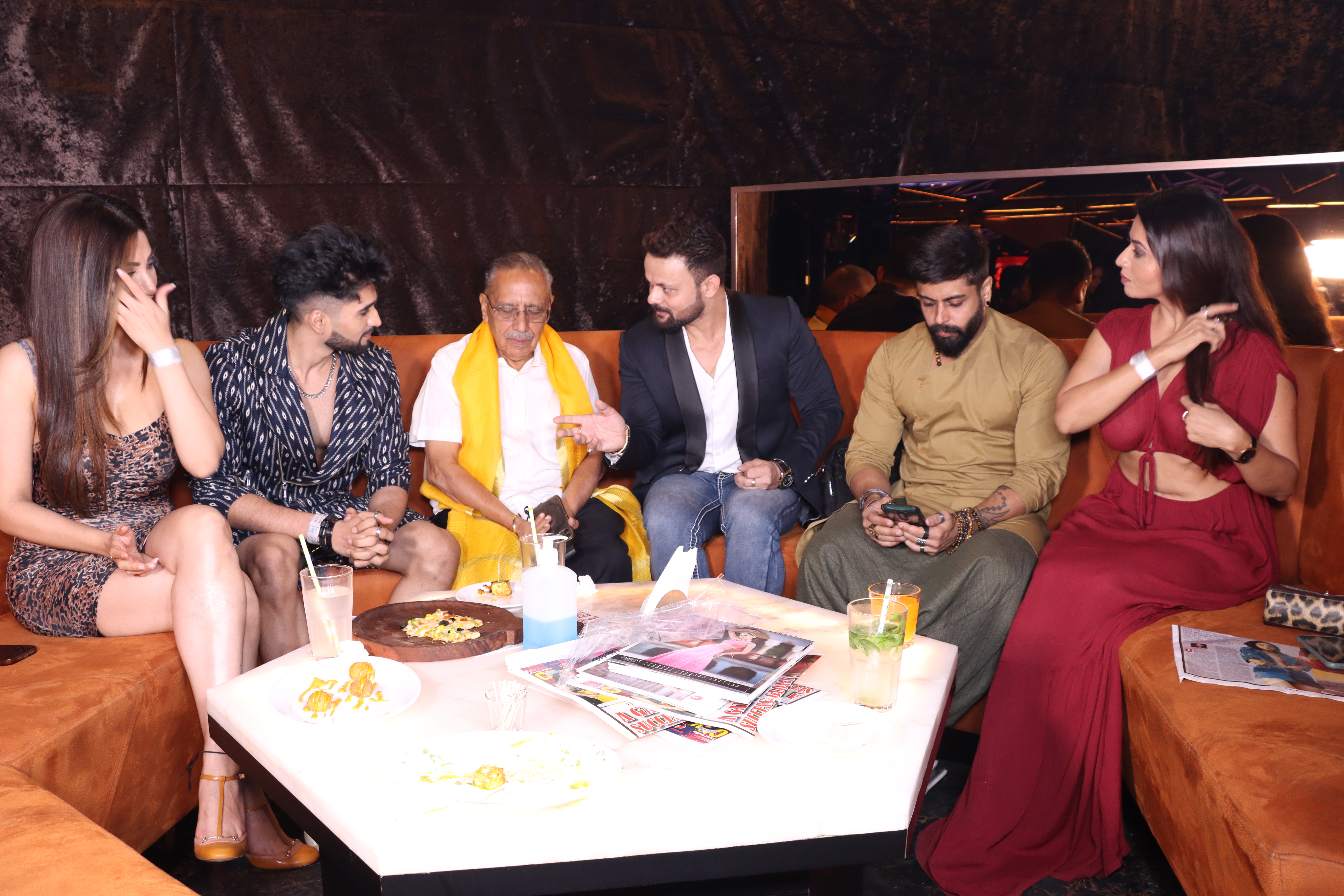 Left to right: Reyhna Pandit, Zeeshan Khan, Jagdeesh Chandra, Jaskaran Singh and Ridhiema Tiwari