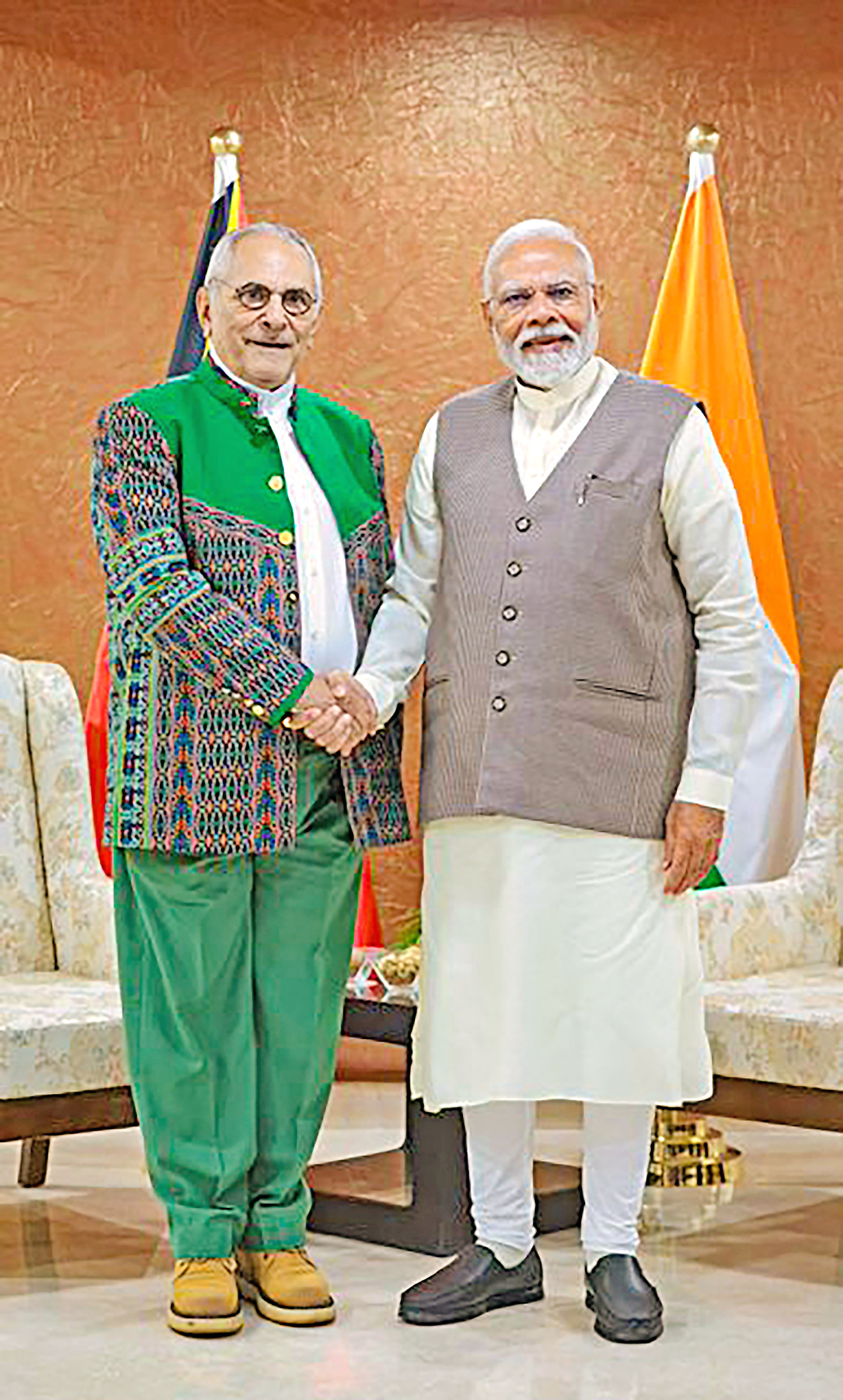 PM Modi with President of Timor-Leste Jose Ramos-Horta.