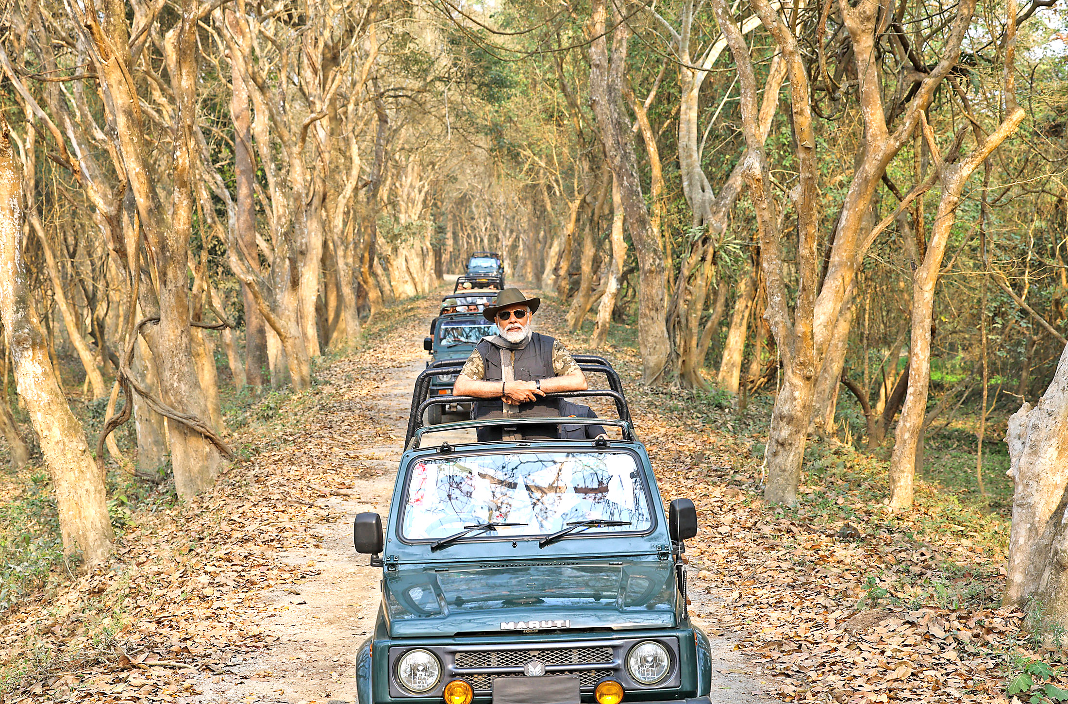 Modi visits Kaziranga National Park