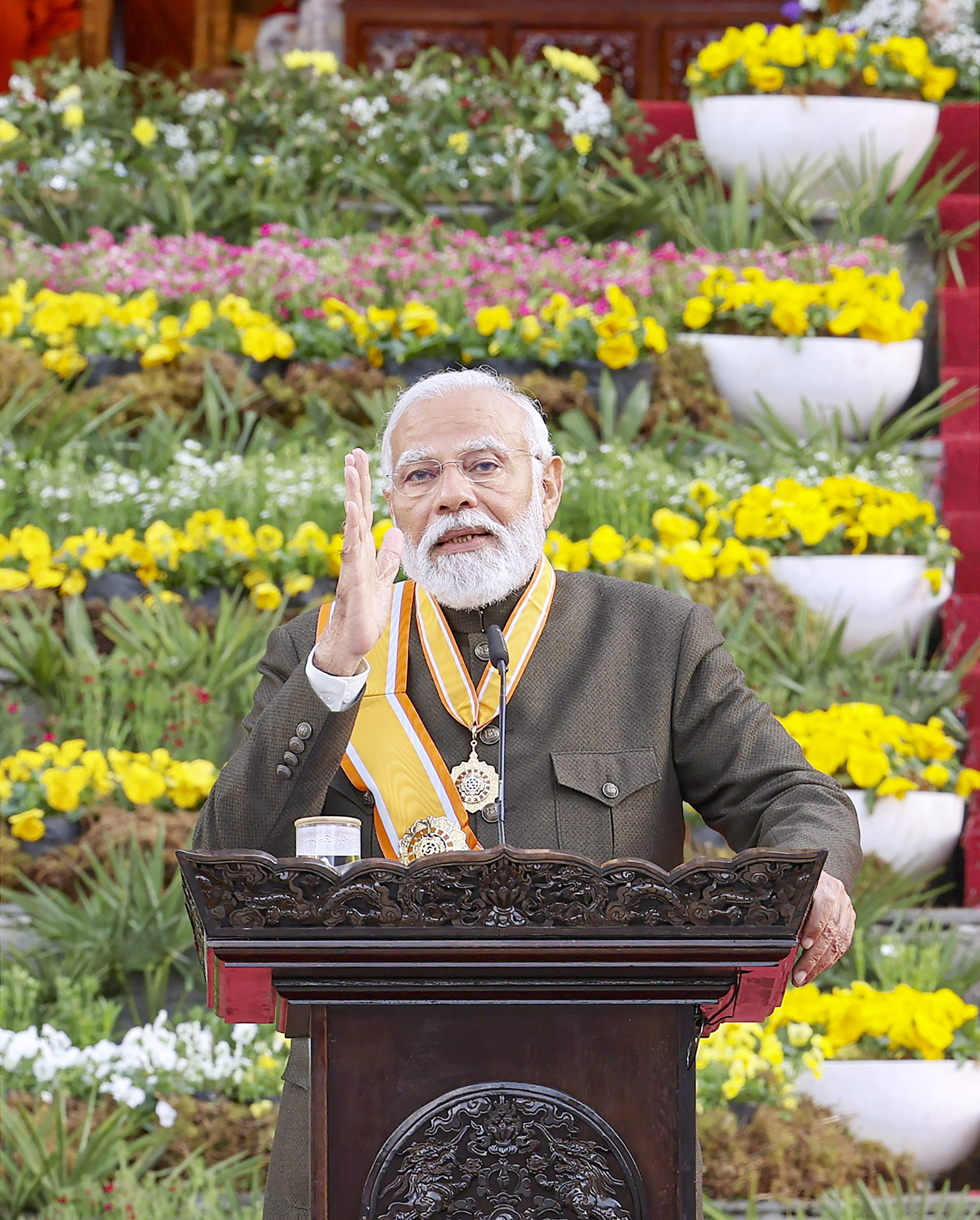 PM Modi with Bhutan PM.