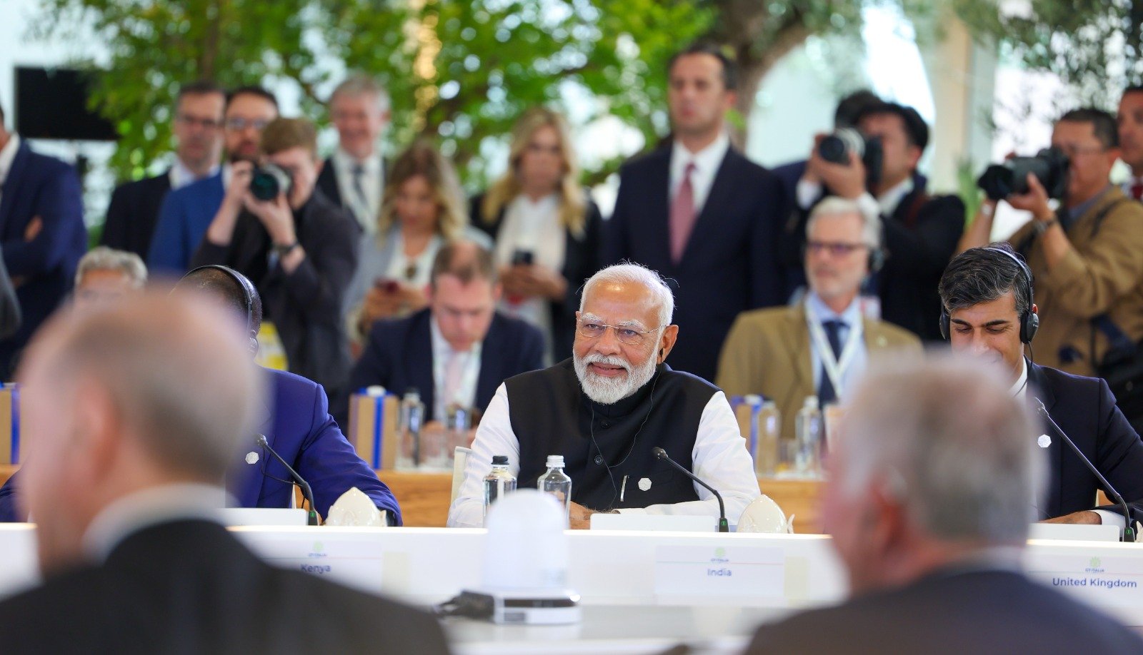 Modi speaks at G7 Outreach Session