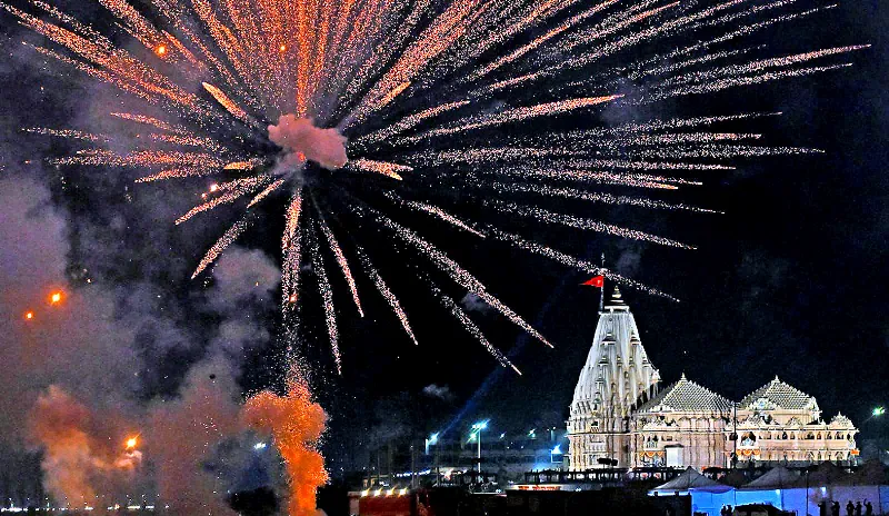 Somnath in its full glory on Saturday.