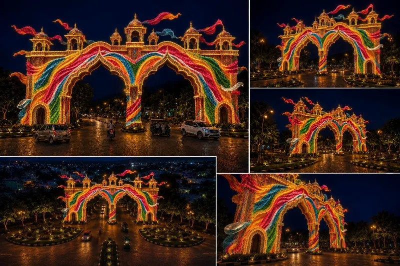 Three Grand Gates to Welcome Visitors to Jaipur Now